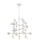 Quintiesse Żyrandol Cadence 18 źródeł światła Antyczna biel Elstead Lighting QN-CADENCE18-WHT