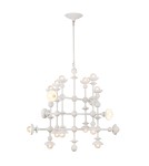 Quintiesse Żyrandol Cadence 18 źródeł światła Antyczna biel Elstead Lighting QN-CADENCE18-WHT