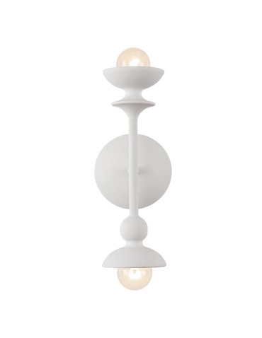 Quintiesse Kinkiet Cadence 2 źródła światła Antyczna biel Elstead Lighting QN-CADENCE-2WB-WHT - product 2