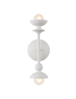 Quintiesse Kinkiet Cadence 2 źródła światła Antyczna biel Elstead Lighting QN-CADENCE-2WB-WHT - product 2