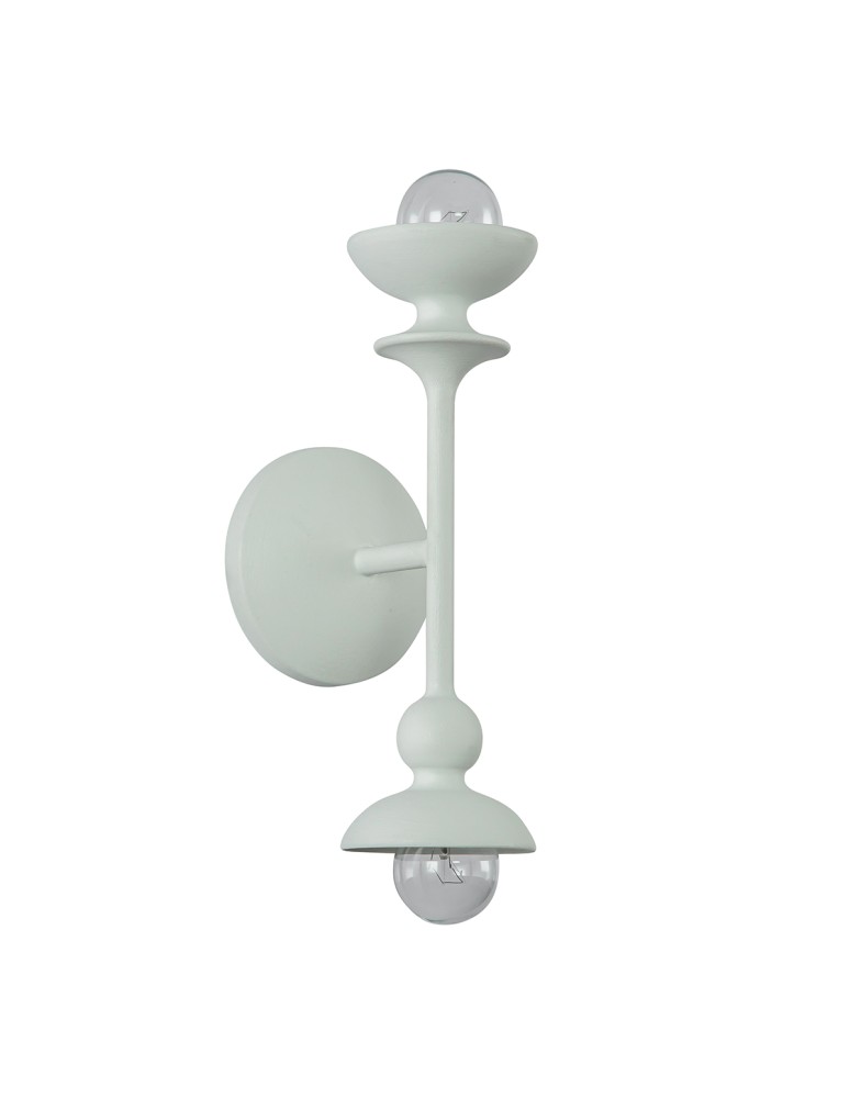 Quintiesse Kinkiet Cadence 2 źródła światła Antyczna biel Elstead Lighting QN-CADENCE-2WB-WHT