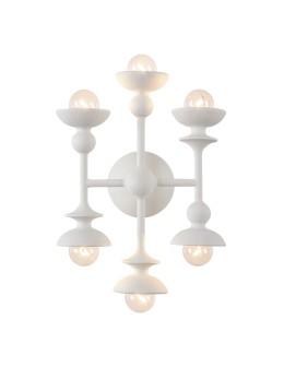 Quintiesse Kinkiet Cadence 6 źródeł światła Antyczna biel Elstead Lighting QN-CADENCE-6WB-WHT - product 2