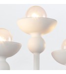 Quintiesse Kinkiet Cadence 6 źródeł światła Antyczna biel Elstead Lighting QN-CADENCE-6WB-WHT