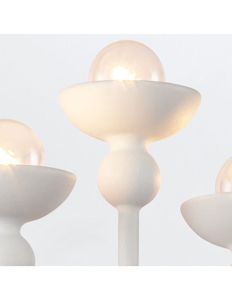 Quintiesse Kinkiet Cadence 6 źródeł światła Antyczna biel Elstead Lighting QN-CADENCE-6WB-WHT