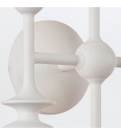 Quintiesse Kinkiet Cadence 6 źródeł światła Antyczna biel Elstead Lighting QN-CADENCE-6WB-WHT
