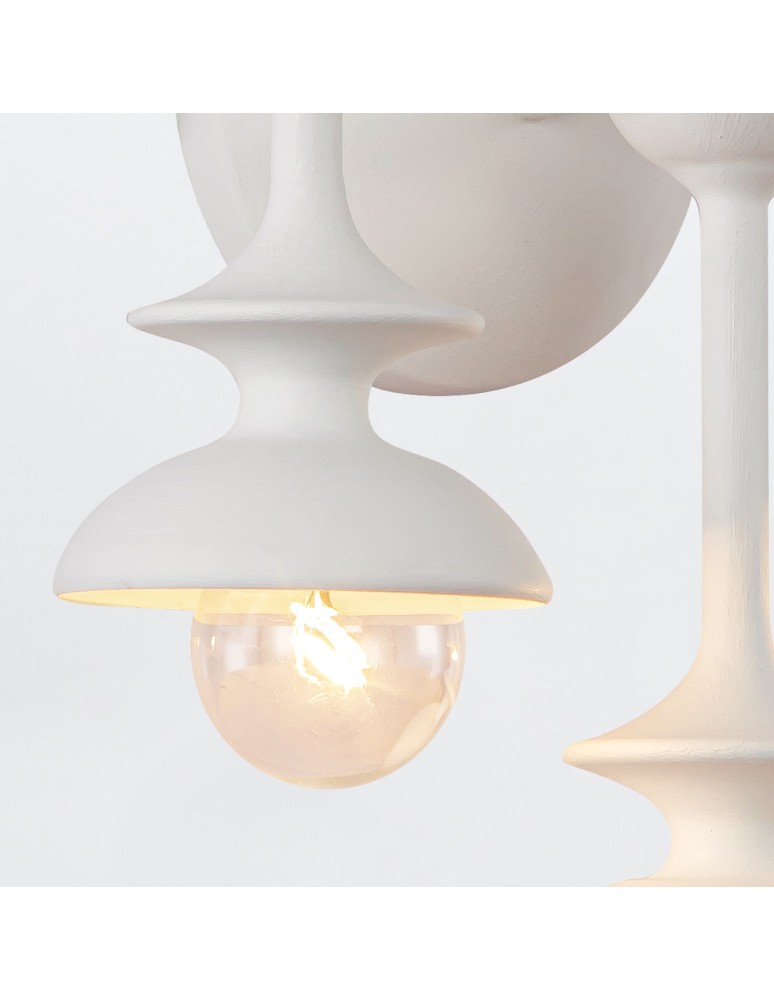 Quintiesse Kinkiet Cadence 6 źródeł światła Antyczna biel Elstead Lighting QN-CADENCE-6WB-WHT