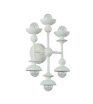 Quintiesse Kinkiet Cadence 6 źródeł światła Antyczna biel Elstead Lighting QN-CADENCE-6WB-WHT