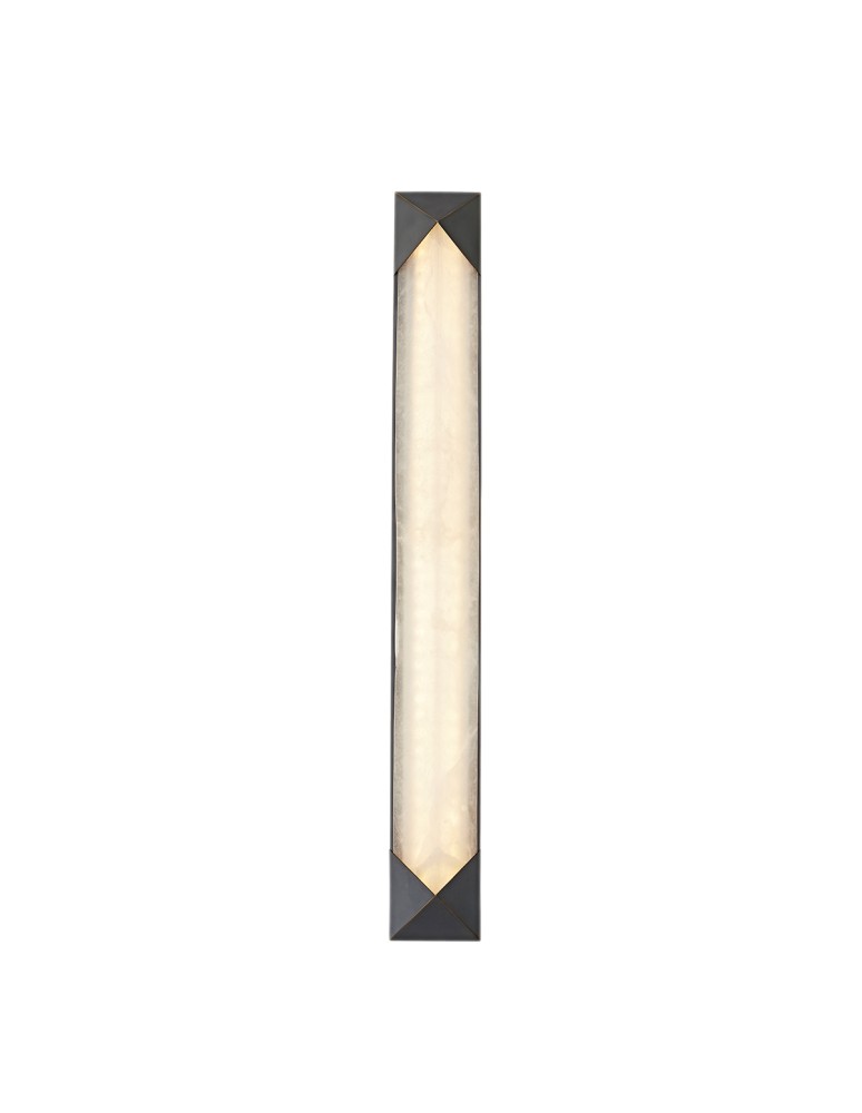 Quintiesse Duży kinkiet LED Caesar Miejski brąz Elstead Lighting QN-CAESAR-W-L-UBZ-AR