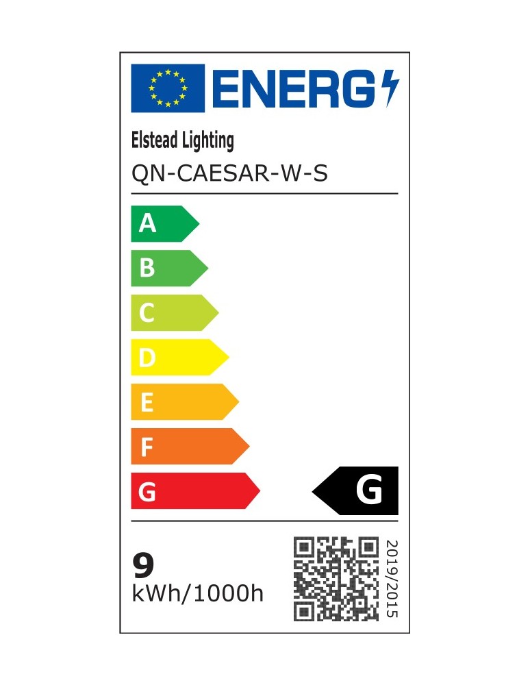 Quintiesse Mały kinkiet LED Caesar Miejski brąz Elstead Lighting QN-CAESAR-W-S-UBZ-AR