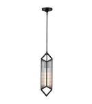 Quintiesse Lampa wisząca Cairo 1 źródło światła Miejski brąz Elstead Lighting QN-CAIRO-1P-UBZ-CR