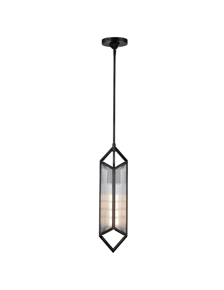 Quintiesse Lampa wisząca Cairo 1 źródło światła Miejski brąz Elstead Lighting QN-CAIRO-1P-UBZ-CR