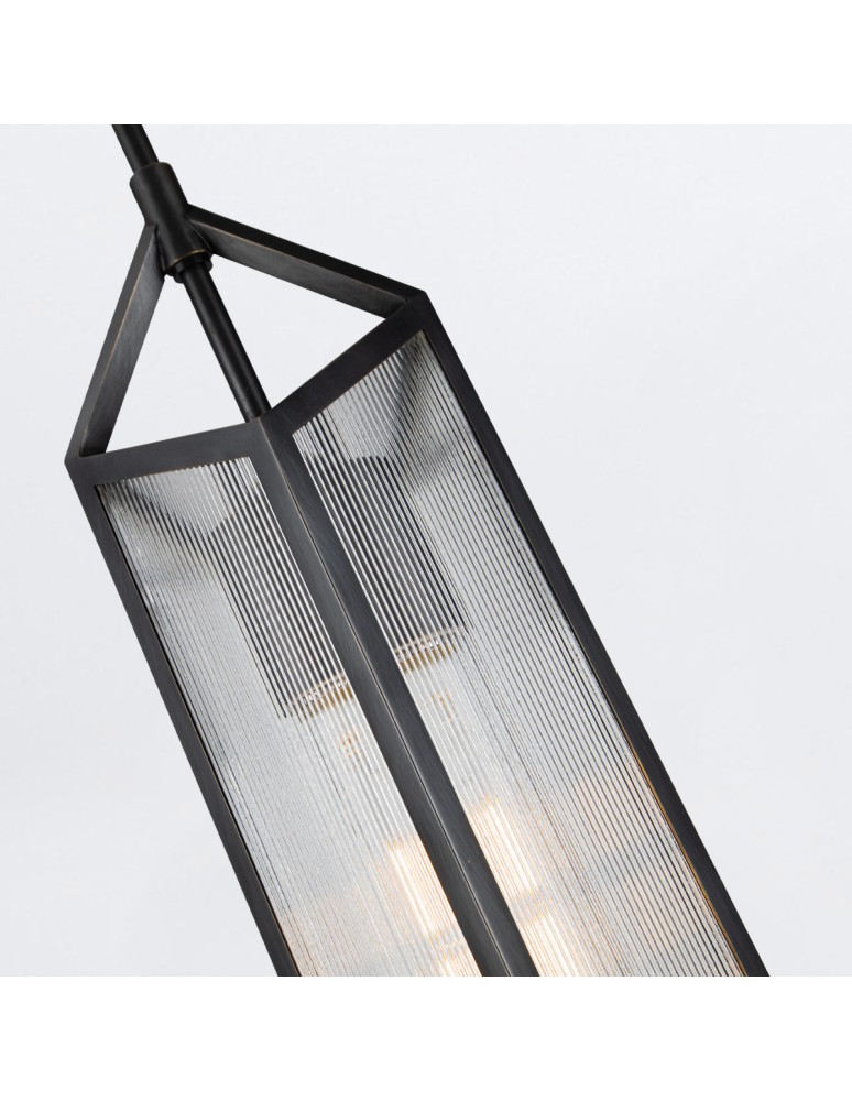 Quintiesse Lampa wisząca Cairo 1 źródło światła Miejski brąz Elstead Lighting QN-CAIRO-1P-UBZ-CR