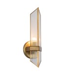 Quintiesse Kinkiet Cairo 1 źródło światła Vintage mosiądz Elstead Lighting QN-CAIRO-1WB-VBS-CR