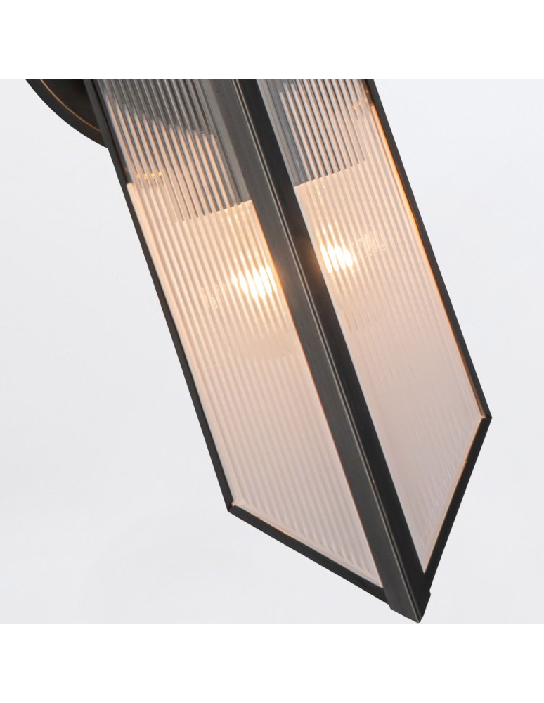 Quintiesse Kinkiet Cairo 2 źródła światła Miejski brąz Elstead Lighting QN-CAIRO-2WB-UBZ-CR
