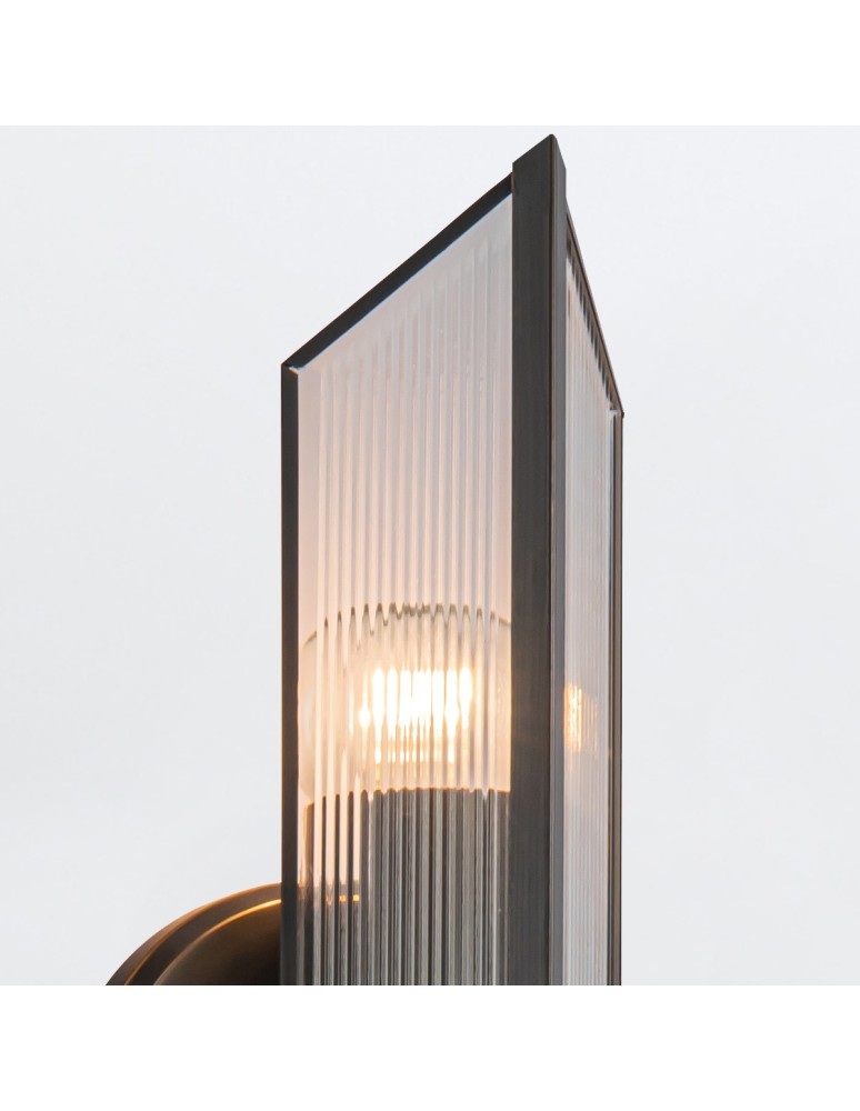 Quintiesse Kinkiet Cairo 2 źródła światła Miejski brąz Elstead Lighting QN-CAIRO-2WB-UBZ-CR