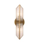 Quintiesse Kinkiet Cairo 2 źródła światła Vintage mosiądz Elstead Lighting QN-CAIRO-2WB-VBS-CR