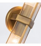 Quintiesse Kinkiet Cairo 2 źródła światła Vintage mosiądz Elstead Lighting QN-CAIRO-2WB-VBS-CR