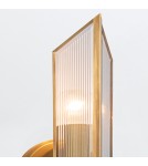 Quintiesse Kinkiet Cairo 2 źródła światła Vintage mosiądz Elstead Lighting QN-CAIRO-2WB-VBS-CR