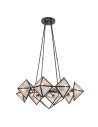 View Quintiesse Żyrandol Cairo 8 źródeł światła Miejski brąz Elstead Lighting QN-CAIRO8-UBZ-CR