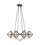 Quintiesse Żyrandol Cairo 8 źródeł światła Miejski brąz Elstead Lighting QN-CAIRO8-UBZ-CR