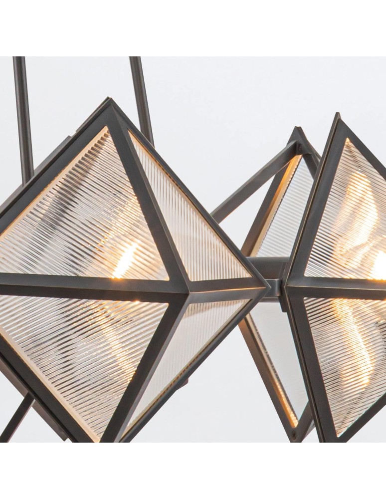 Quintiesse Żyrandol Cairo 8 źródeł światła Miejski brąz Elstead Lighting QN-CAIRO8-UBZ-CR