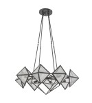 Quintiesse Żyrandol Cairo 8 źródeł światła Miejski brąz Elstead Lighting QN-CAIRO8-UBZ-CR