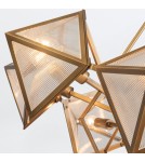 Quintiesse Żyrandol Cairo 8 źródeł światła Vintage mosiądz Elstead Lighting QN-CAIRO8-VBS-CR