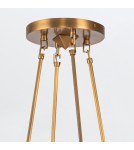Quintiesse Żyrandol Cairo 8 źródeł światła Vintage mosiądz Elstead Lighting QN-CAIRO8-VBS-CR