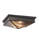 Quintiesse Plafon Cairo 2 źródła światła Miejski brąz Elstead Lighting QN-CAIRO-F-M-UBZ-CR