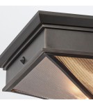 Quintiesse Plafon Cairo 2 źródła światła Miejski brąz Elstead Lighting QN-CAIRO-F-M-UBZ-CR