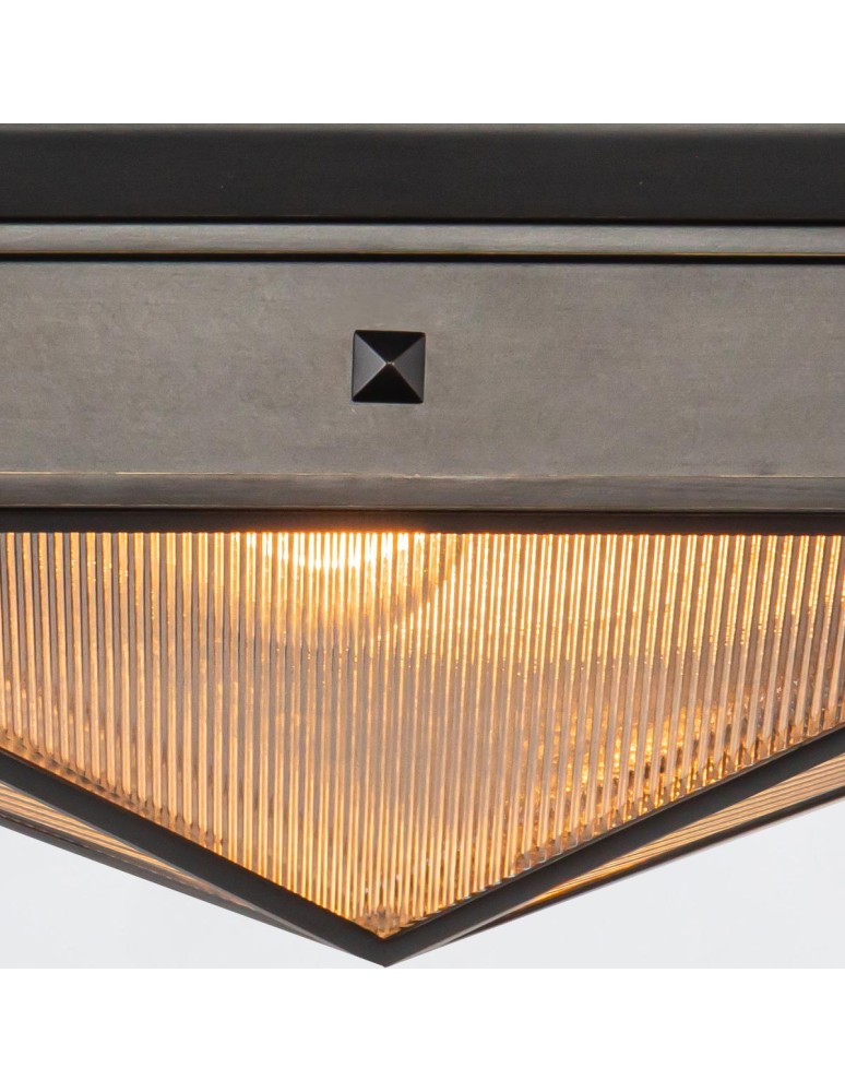 Quintiesse Plafon Cairo 2 źródła światła Miejski brąz Elstead Lighting QN-CAIRO-F-M-UBZ-CR