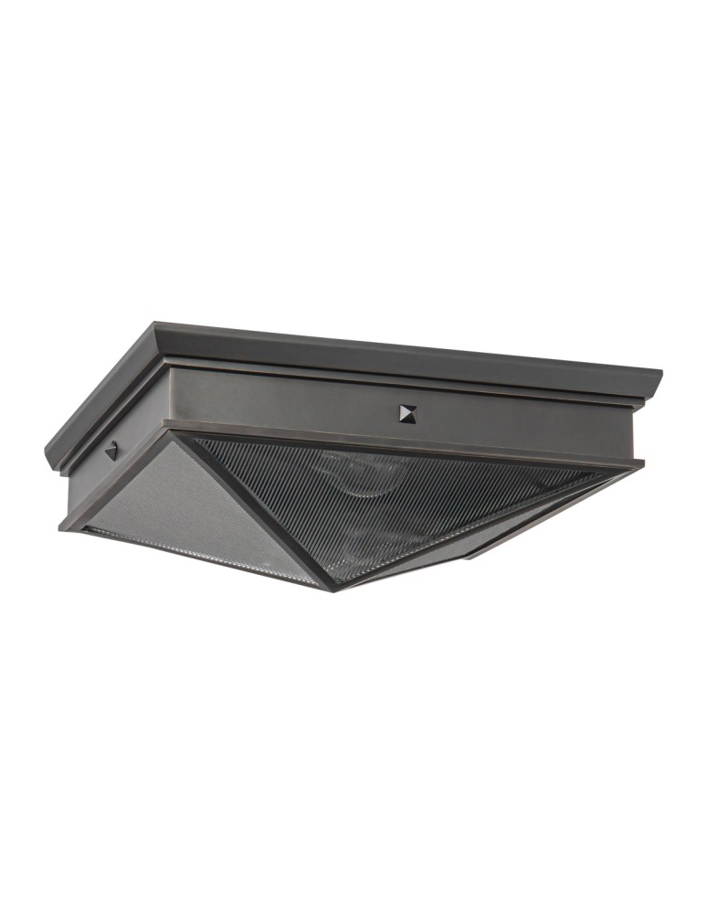 Quintiesse Plafon Cairo 2 źródła światła Miejski brąz Elstead Lighting QN-CAIRO-F-M-UBZ-CR