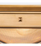 Quintiesse Plafon Cairo 2 źródła światła Vintage mosiądz Elstead Lighting QN-CAIRO-F-M-VBS-CR