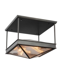 Quintiesse Półplafon Cairo 4 źródła światła Miejski brąz Elstead Lighting QN-CAIRO-SF-UBZ-CR