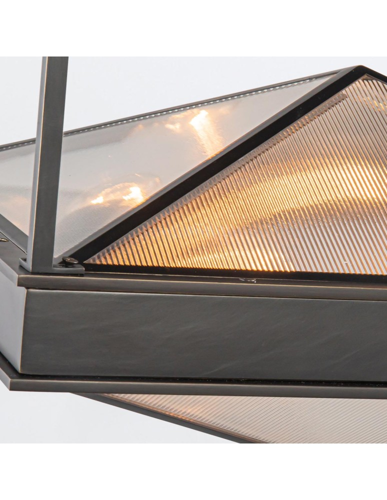 Quintiesse Półplafon Cairo 4 źródła światła Miejski brąz Elstead Lighting QN-CAIRO-SF-UBZ-CR