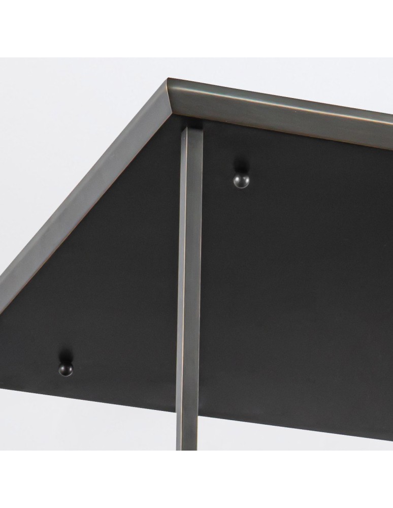 Quintiesse Półplafon Cairo 4 źródła światła Miejski brąz Elstead Lighting QN-CAIRO-SF-UBZ-CR
