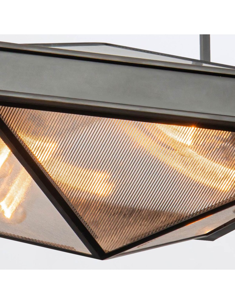 Quintiesse Półplafon Cairo 4 źródła światła Miejski brąz Elstead Lighting QN-CAIRO-SF-UBZ-CR