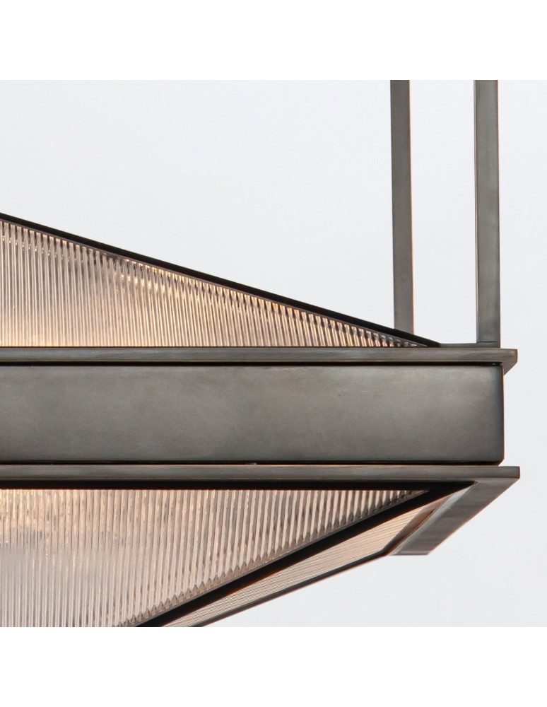 Quintiesse Półplafon Cairo 4 źródła światła Miejski brąz Elstead Lighting QN-CAIRO-SF-UBZ-CR