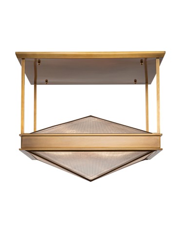 Quintiesse Półplafon Cairo 4 źródła światła Vintage mosiądz Elstead Lighting QN-CAIRO-SF-VBS-CR - product 2