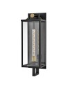 Zobacz Quintiesse Duża latarnia naścienna Catalina 1 źródło światła Czarny, oksydowany brąz Zewnętrzna IP44 Elstead Lighting Q