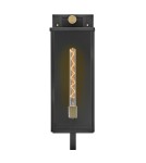 Quintiesse Duża latarnia naścienna Catalina 1 źródło światła Czarny, oksydowany brąz Zewnętrzna IP44 Elstead Lighting Q