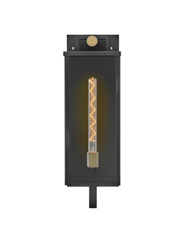 Quintiesse Duża latarnia naścienna Catalina 1 źródło światła Czarny, oksydowany brąz Zewnętrzna IP44 Elstead Lighting Q - produkt 2