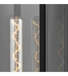 Quintiesse Duża latarnia naścienna Catalina 1 źródło światła Czarny, oksydowany brąz Zewnętrzna IP44 Elstead Lighting Q