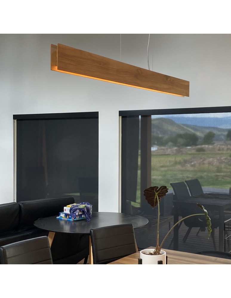 Quintiesse Lampa wyspowa LED Clean Elstead Lighting QN-CLEAN-LED-LP-127-TEAK