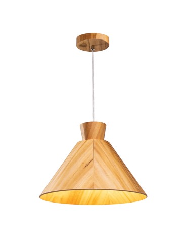 Quintiesse Lampa wisząca Conical Elstead Lighting QN-CONICAL-P-M-TEAK