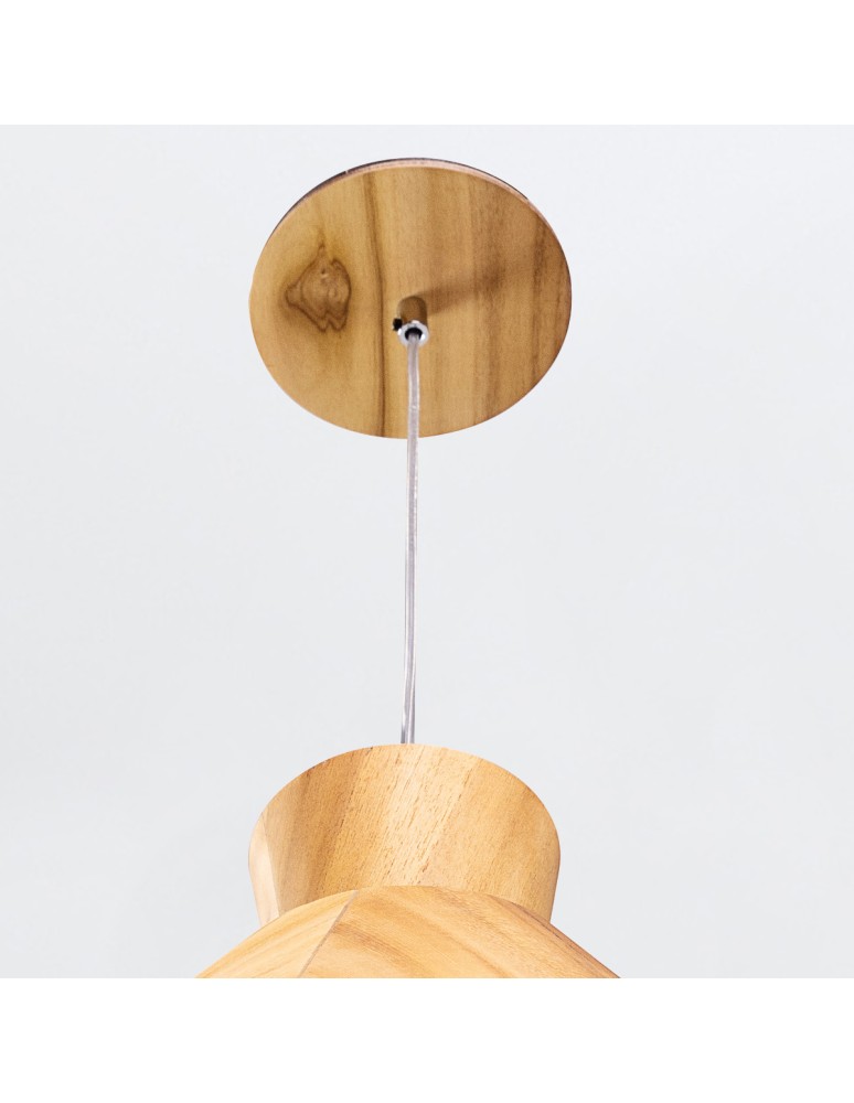 Quintiesse Lampa wisząca Conical Elstead Lighting QN-CONICAL-P-M-TEAK