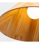 Quintiesse Lampa wisząca Conical Elstead Lighting QN-CONICAL-P-M-TEAK