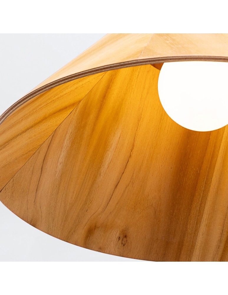 Quintiesse Lampa wisząca Conical Elstead Lighting QN-CONICAL-P-M-TEAK
