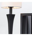 Quintiesse Kinkiet Crest 2 źródła światła Matowa czerń Elstead Lighting QN-CREST-2WB-BLK