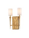 Zobacz Quintiesse Kinkiet Crest 2 źródła światła Płatkowe złoto Elstead Lighting QN-CREST-2WB-DG